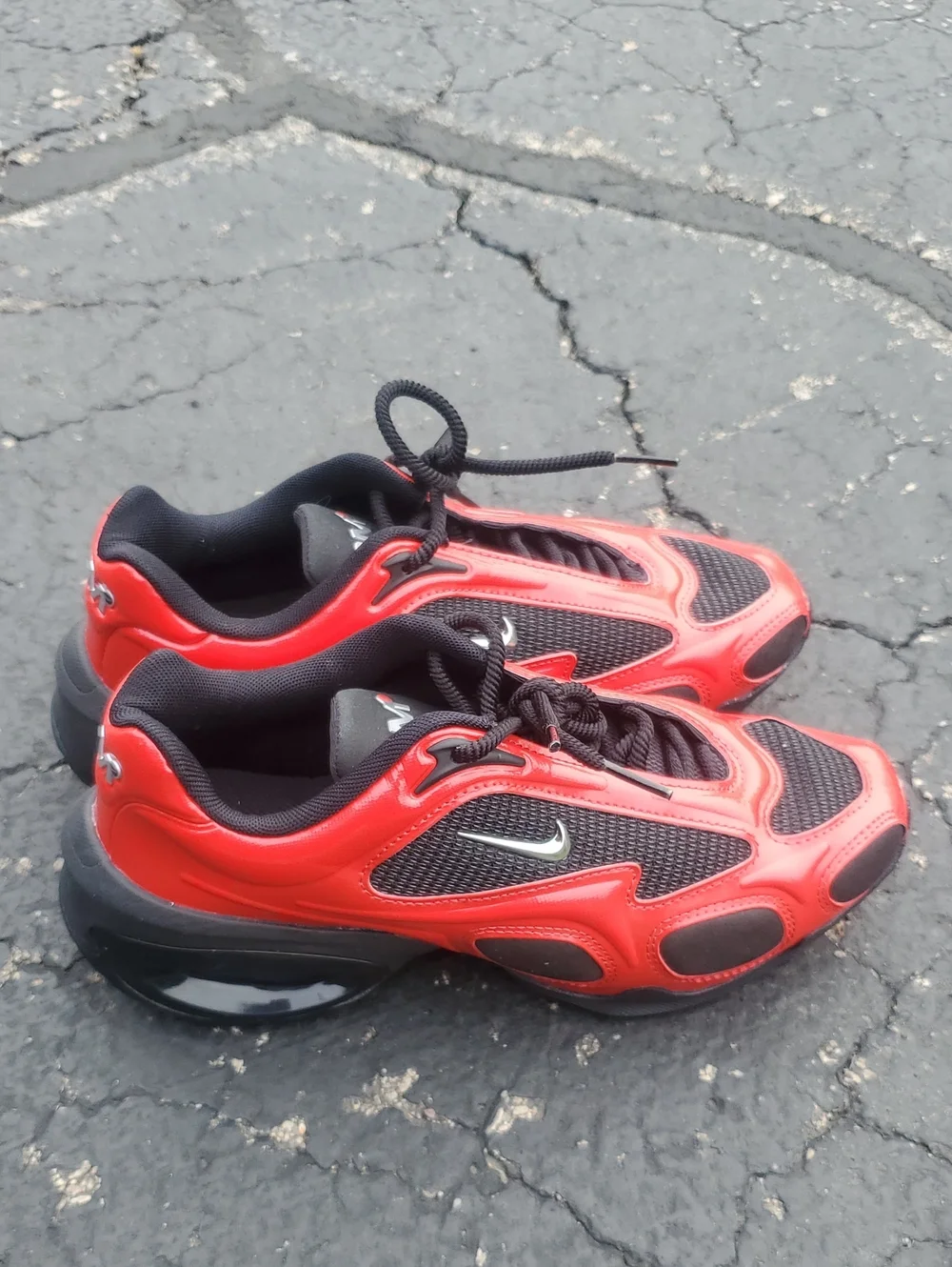 Nike Air Max Muse FV1920-603 Women's Size 6 Red Black Running Shoes NWOB